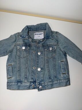Old Navy Kids Light Wash Blue Denim Jacket